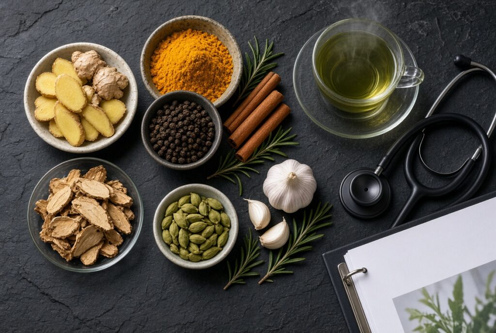۹ گیاه معطر و ادویه شگفتانگیز برای کاهش التهاب
