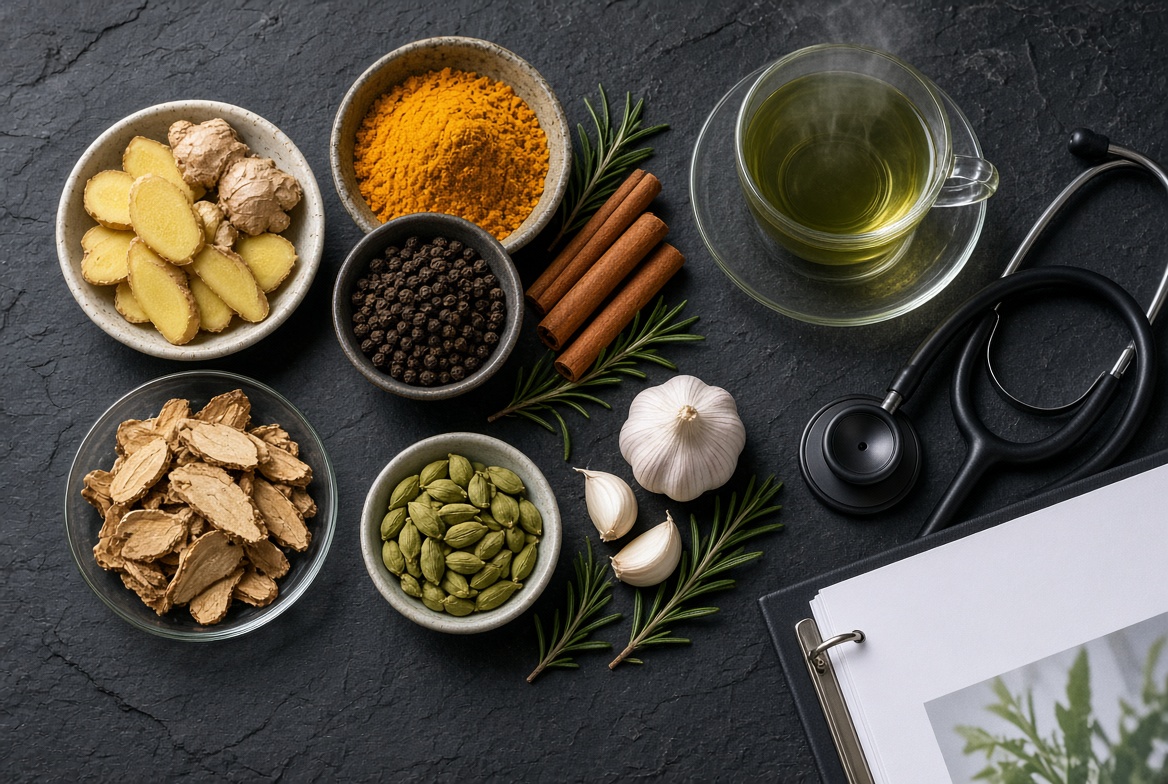 ۹ گیاه معطر و ادویه شگفت‌انگیز برای کاهش التهاب